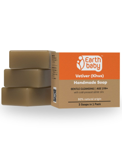 Earthbaby Vetiver Handmade Soap - Pack of 3