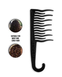 XO Curls Shower Detangling Comb - Black