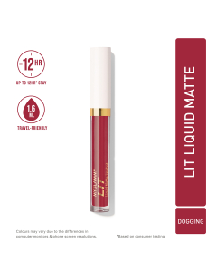 MyGlamm LIT Liquid Matte Lipstick 1.6ml - Dogging