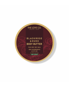The Love Co. Black Rose & Oud Body Butter 200g