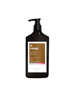The Love Co. Be Radiant Glycolic Acid Body Wash 250ml'