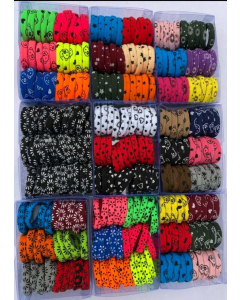 Myra Collection Printed Rubber Band Multicolor- 90pcs