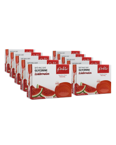 Pablo Watermelon Natural Bathing Soap 75g Each - Pack of 10 